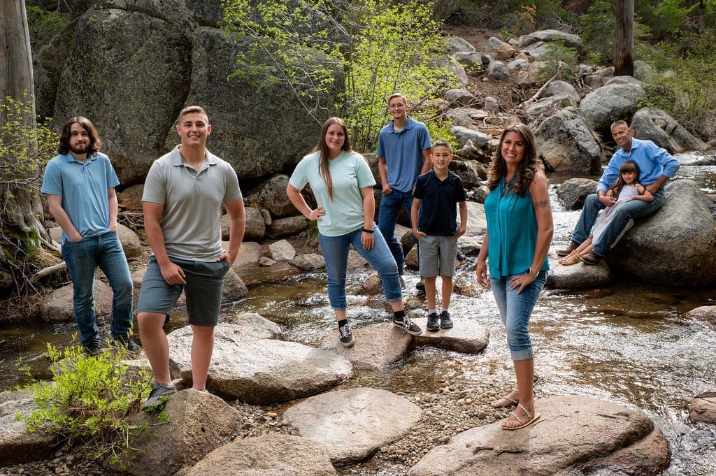 Outdoor Family Photoshoot in Lake Tahoe