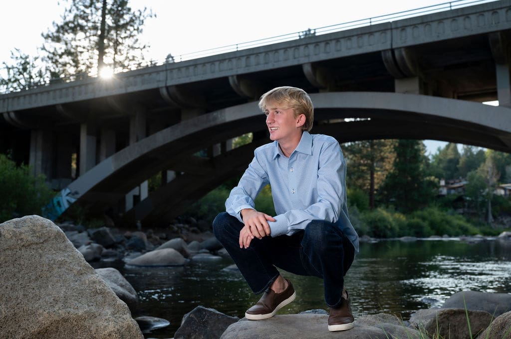 truckee river reno senior photographer