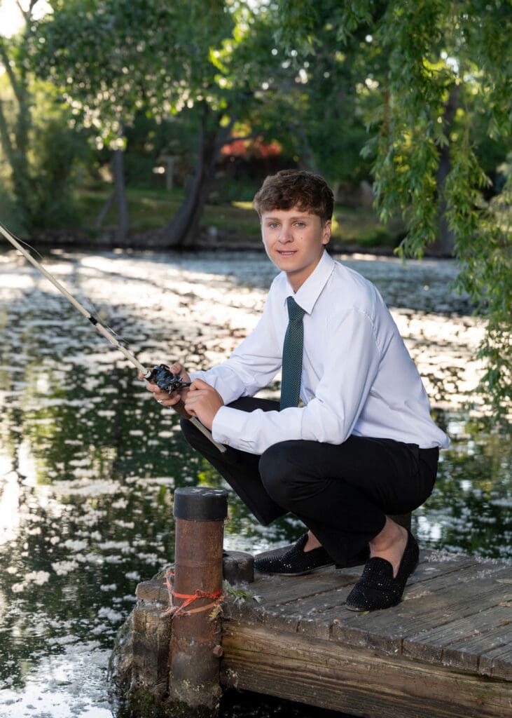 reno senior portraits fishing